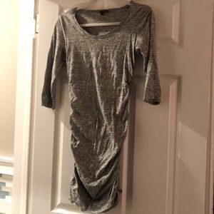 Express Fitted grey dress